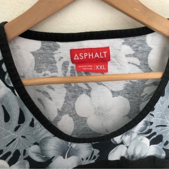 Asphalt Floral Number 13 Tank Top - Picture 9 of 14